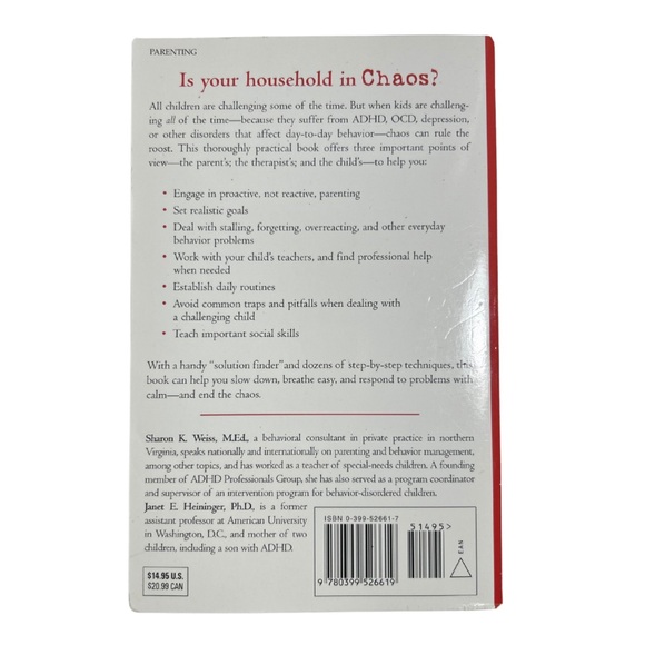 From Chaos to Calm: Effective Parenting for Challenging Children with ADHD Book - Picture 4 of 4